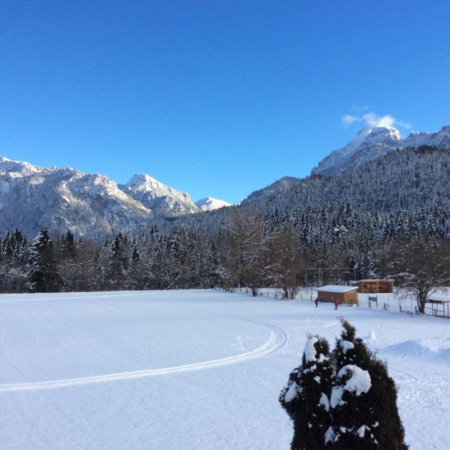 Chalet Im Haus Schlossblick Füssen Esterno foto