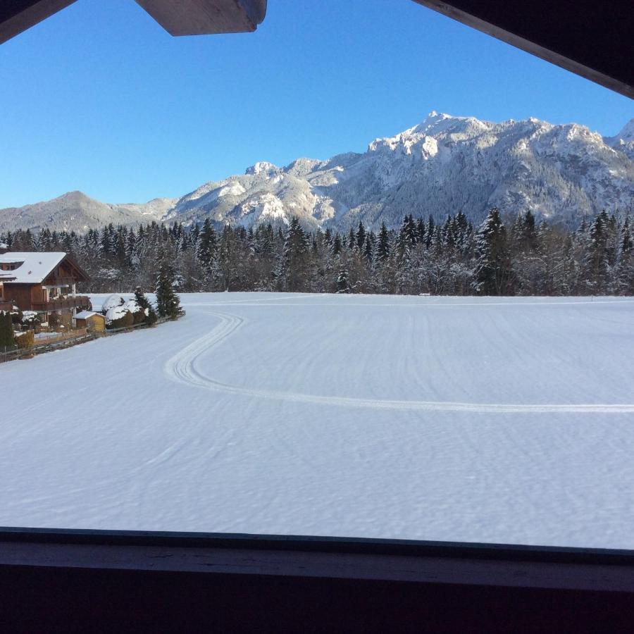 Chalet Im Haus Schlossblick Füssen Esterno foto